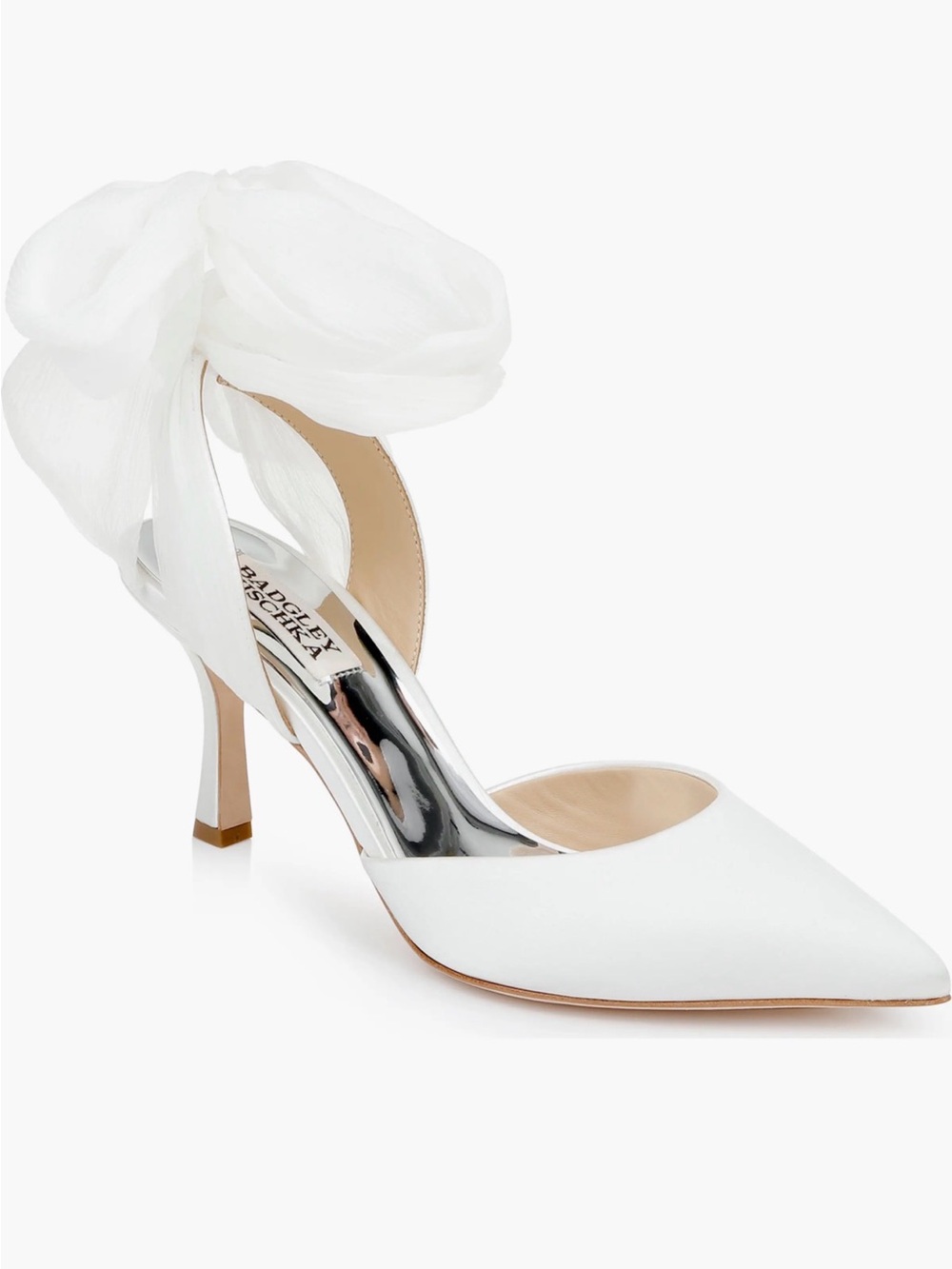 Blaze Satin Bow Stilettos